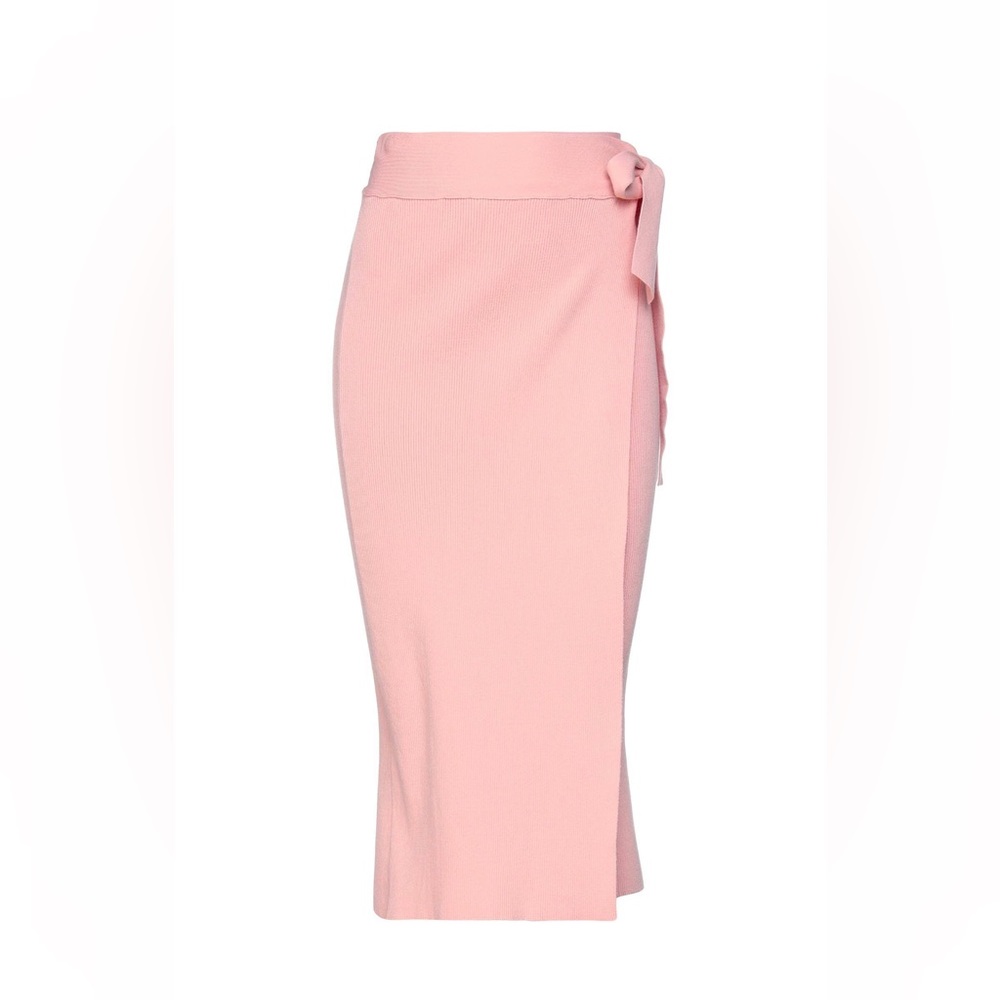 Vicolo faux wrap midi skirt, Light pink, one size fits most (XS-XL)